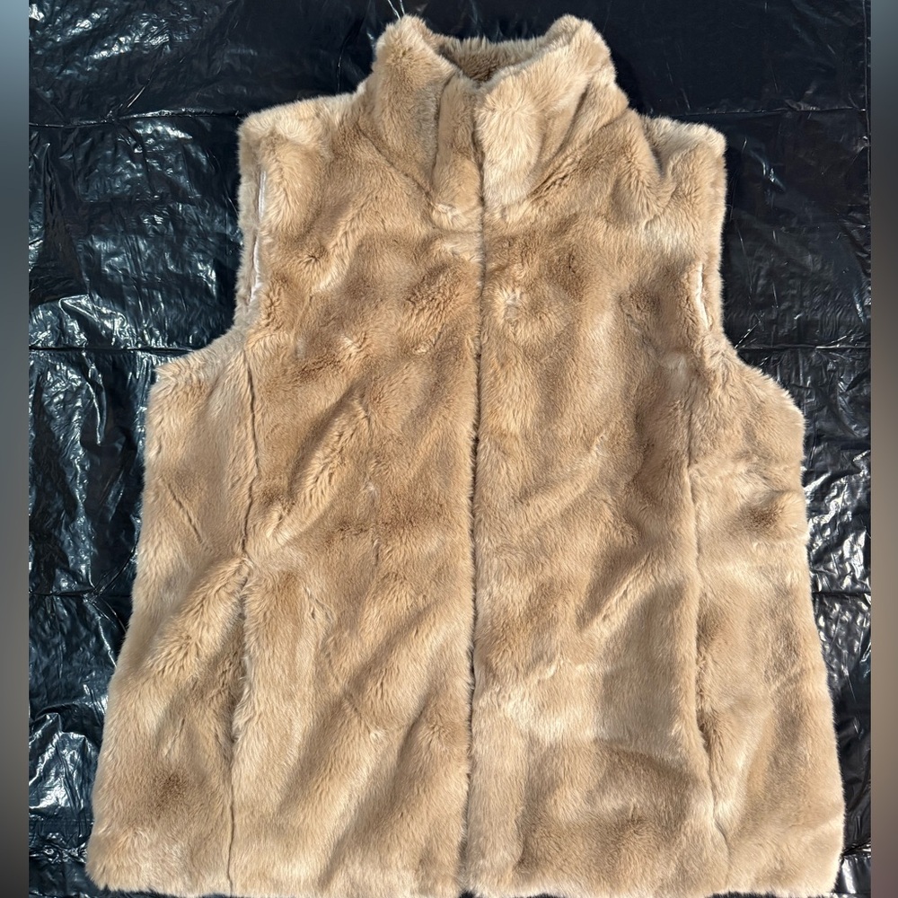 Ann Taylor Faux Fur Vest